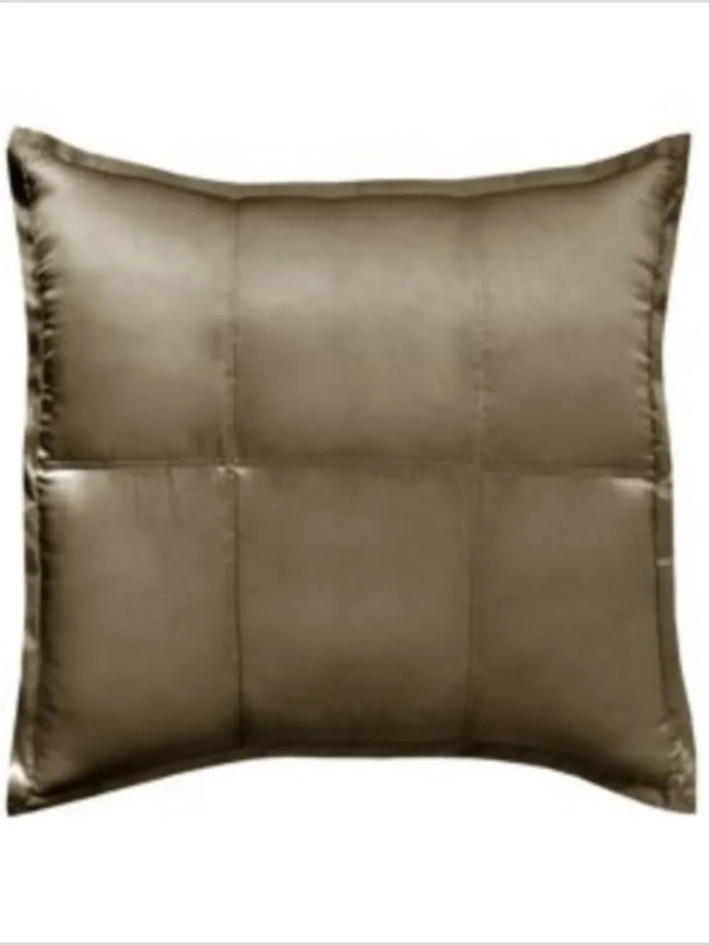 Donna Karan Silk Quilted European Shams in Shiitake Set of 2